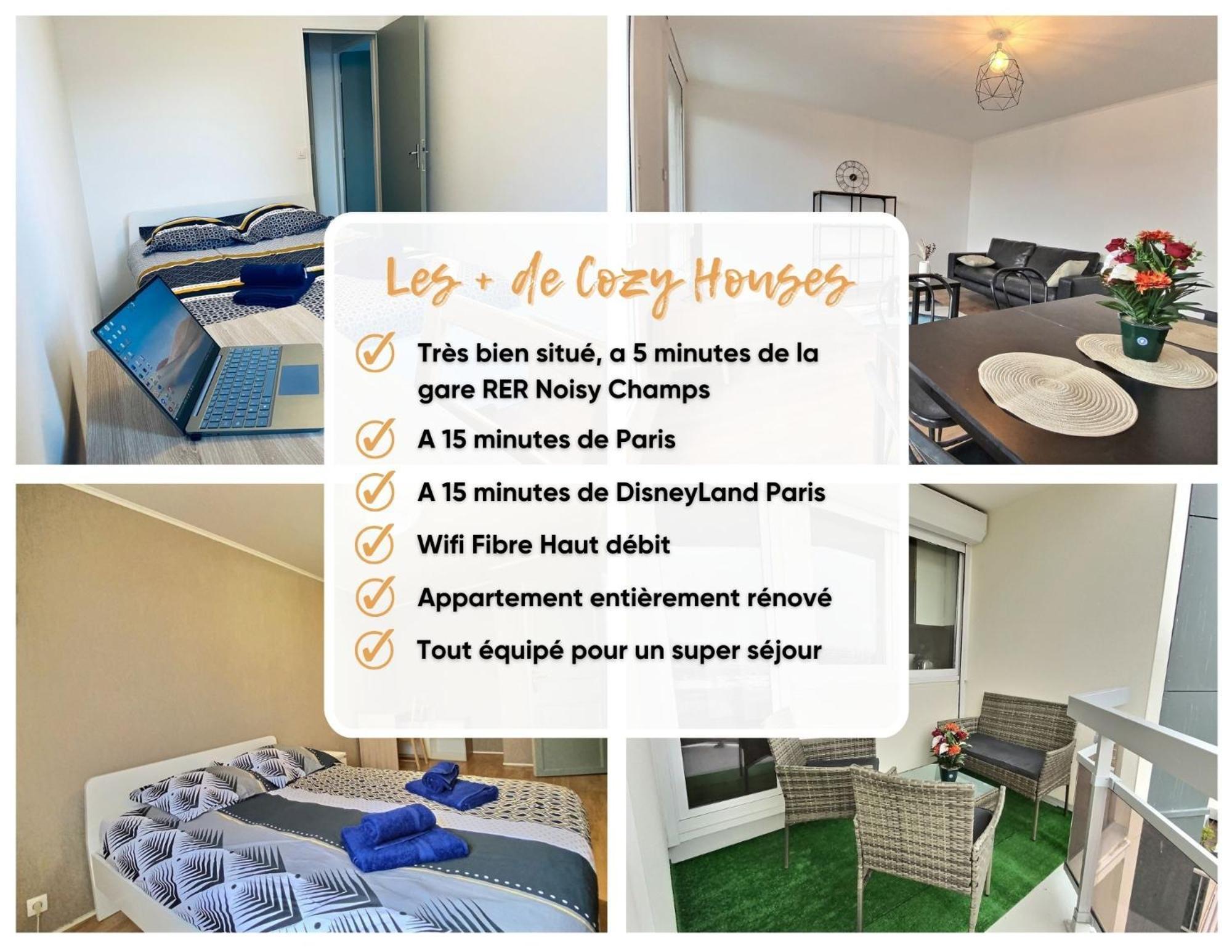 L'Appart Passerelle Paris Et Disney - Cozy Houses Noisy-le-Grand Buitenkant foto